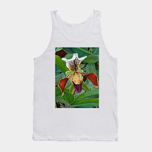 Orchid oil painting on canvas 18 x 24 inches Tank Top